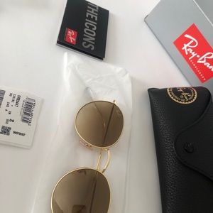 Ray ban round metal